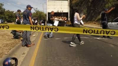 En el bulevar Fuerzas Armadas de Tegucigalpa, ocurrió el trágico accidente.