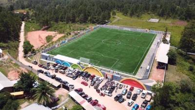 La Liga de Ascenso entra en su etapa final, te presentamos a los clubes que pelean por estar en la primera división de Honduras y las canchas que utilizan como local. En la imagen la cancha del club Olancho FC, uno de los que pelean por estar en la Liga Nacional.