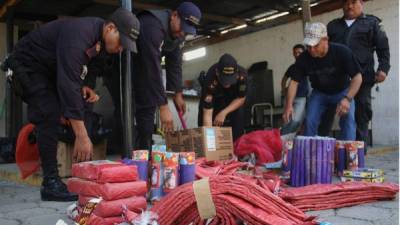 En San Pedro Sula hay una ordenanza que impide la comercialización de la pólvora.