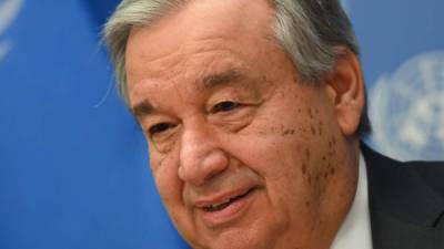 El secretario general de la ONU, Antonio Guterres, advirtió de los efectos catastróficos del calentamiento global.