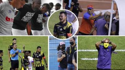 Las imágenes que nos dejó la disputa del partido de ida de la final de las vueltas que empataron 0-0 Real España y Olimpia en el estadio Olímpico Metropolitano de San Pedro Sula. Fotos Neptalí Romero