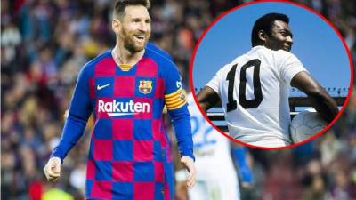 Messi está a 25 goles de igualar las 643 dianas que 'O Rei' Pelé marcó con el Santos entre 1956 y 1974.