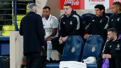 Rodrygo se mostró disgustado tras ser sustituido en el encuentro de octavos de final de la Copa del Rey.