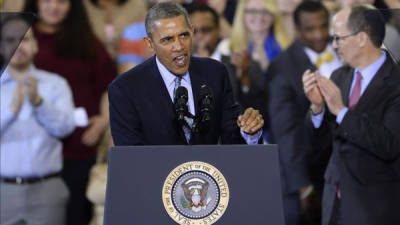 El presidente de EE.UU., Barack Obama, se proclamó hoy 'campeón en jefe' por una reforma migratoria integral.