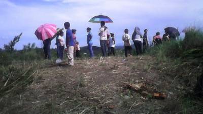 Dos osamentas fueron encontradas ayer.