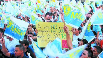 El Partido Anticorrupción, de Salvador Nasralla, se está convirtiendo con los resultados obtenidos en Cortés, en la tercera fuerza política de Honduras