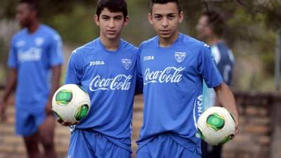 Jonathan Rubio (izquierda) no fue convocado a la Sub-20 de Honduras.