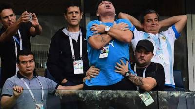 Maradona ha tenido un mundial intenso.