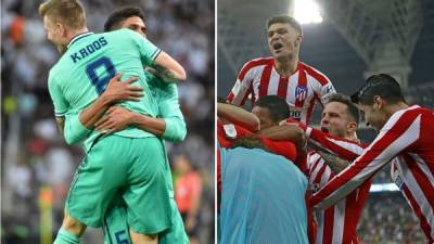 Real Madrid y Atlético disputarán el derbi madrileño en la final de la Supercopa de España.