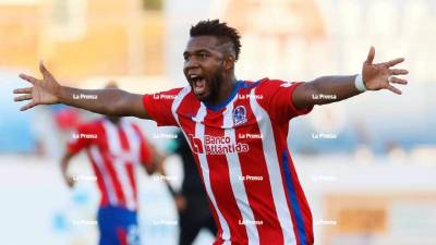 Jorge Benguché ha marcado el segundo gol del Olimpia contra el Platense. Foto Neptalí Romero