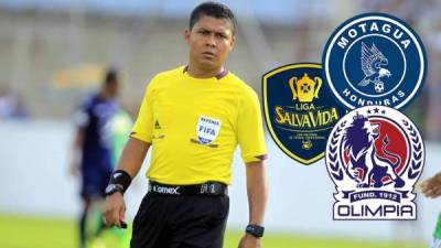 Armando Castro pitará el primer partido de la final de liguilla entre Motagua y Olimpia.