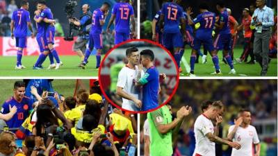Las mejores imágenes que no viste en televisión del partido Polonia-Colombia en el Mundial de Rusia 2018. James, Lewandowski y Falcao, protagonistas.