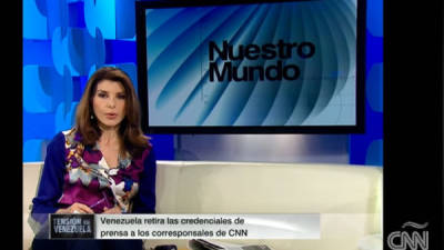 La periodista Patricia Janiot ofrece su versión de la hechos tras su salida de Venezuela.
