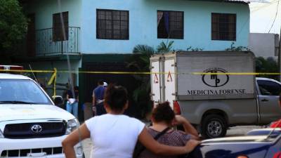 Familiares y amistades lamentaron la muerte de Cristian Josué Larios Dubón.