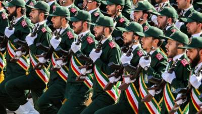 Los Guardianes de la Revolución se crearon en 1979 con la misión de defender el régimen clerical. Son un cuerpo militar de élite del ejército iraní./AFP.