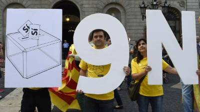La consulta independentista si va para este próximo domingo, afirman en Cataluña.