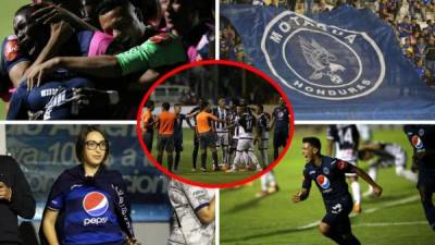 Las mejores imágenes del partido de vuelta de la semifinal de la Liga Concacaf que le ganó Motagua al Tauro FC en el estadio Nacional.