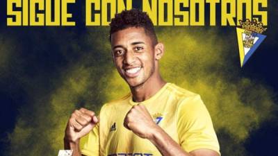 Antony Lozano fue comprado por el Cádiz y su contrato finaliza hasta el 2023.