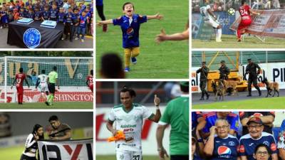 Las mejores imágenes que nos dejó la octava jornada del Torneo Apertura 2018 de la Liga Nacional del fútbol hondureño.