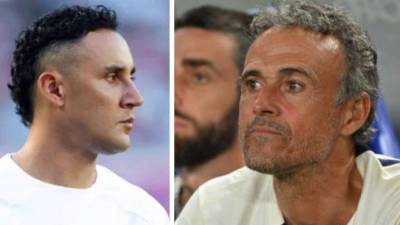 Keylor Navas se va del PSG y Luis Enrique reaccionó sin importancia.