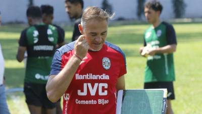 Hernán Medina y el Marathón no han podido ganar de visita en lo que va del Clausura 2024.