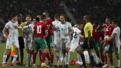 La selección de Argentina se impuso en Marruecos.