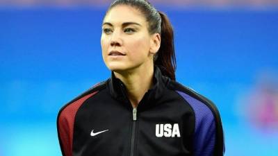 Hope Solo, portera de Estados Unidos.