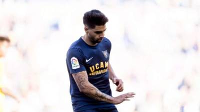 Jonathan Mejía marcó un nuevo gol con el UCAM Murcia frente al Cádiz.