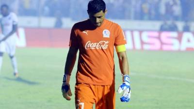 Noel Valladares jugó su último partido como profesional. Foto Ronald Aceituno