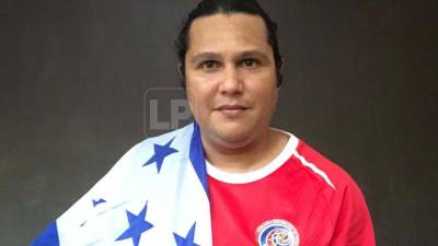 Mario Moreira de Costa Rica estará con el corazón dividido ya que es seguidor de la selección hondureña.
