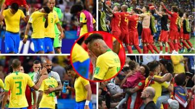 Las mejores imágenes que no viste en televisión del partido entre Brasil y Bélgica en cuartos de final del Mundial de Rusia 2018.