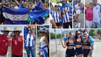 El estadio BBVA Compass de Houston se llenó de aficionados hondureños para el partido de la Selección de Honduras contra Panamá en la Copa Oro 2021.