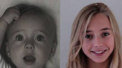 Las imágenes que grabó Frans Hofmeester de la pequeña recién nacida hasta su adolescencia.