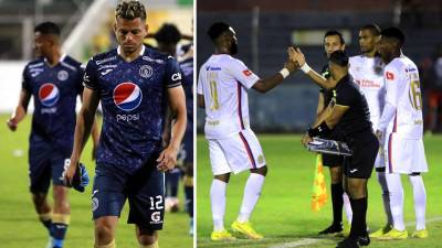 Las imágenes de los partidos que abrieron la cuarta jornada del Torneo Clausura 2023 de la Liga Nacional de Honduras.