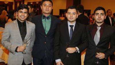 Rolando Varela, Marvin Reyes, Omar Maldonado y Javier Perello.