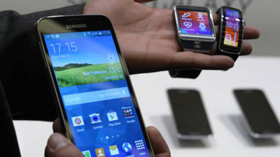 El Galaxy S5 es la última creación del fabricante Samsung.
