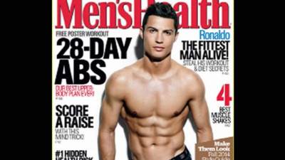 Cristiano Ronaldo en la portada de la revista Men's Health.