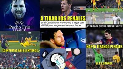 Los divertidos memes de la nueva eliminación que han sufrido el Barcelona y Messi en la Champions League contra el PSG.