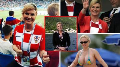 Ella Kolinda Grabar-Kitarović, la bella presidenta de Croacia, que ha engalanado el Mundial de Rusia 2018 con su presencia en los partidos de su selección.