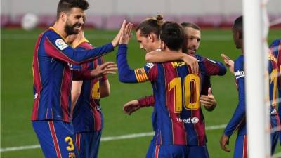 El Barcelona, con un gran Messi, venció en el Camp Nou al Betis. Foto AFP