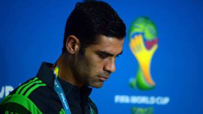 (FILES) This file photo taken on June 12, 2014 shows Mexico's defender Rafael Marquez arriving for a press conference at the Las Dunas stadium in Natal, Brazil, prior to the 2014 FIFA Football World Cup. The US Treasury on August 9, 2017 accused Rafael Marquez, captain of Mexico's national football team and a former FC Barcelona player, of being a 'front person' for a major drug trafficking organization. Marquez was one of 22 people and 43 entities the US Treasury placed on a sanctions list in relation to a Guadalajara-based drug trafficking cartel controlled by one Raul Flores Hernandez. / AFP PHOTO / YURI CORTEZ