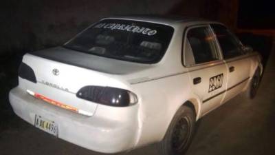 La víctima es el conductor del taxi identificado como Manuel de Jesús Fuentes Palacios.