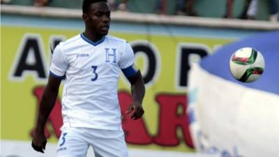 Maynor Figueroa, durante el partido contra Cuba.