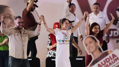 La candidata oficialista a la presidencia de México, Claudia Sheinbaum, es la favorita para los comicios generales de este domingo.