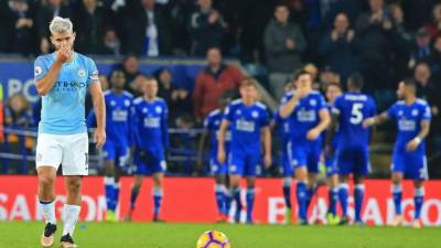 El Manchester City ha encajado otra derrota contra el Leicester City. Foto AFP