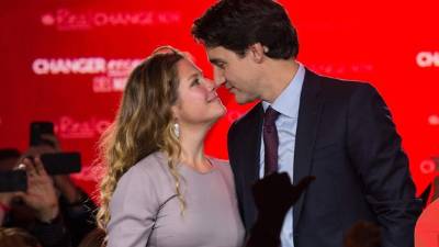 Sophie Trudeau espera sus resultados de Covid 19 tras mostrar síntomas de una enfermedad respiratoria./AFP.