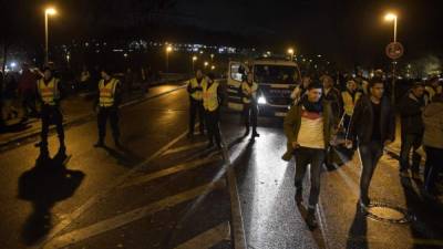 Las fuerzas de seguridad alemanas evacuaron el estadio ante un 'inminente atentado terrorista'.