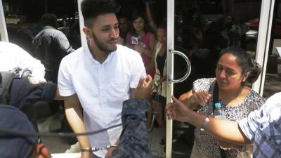 Kevin Solórzano acusado por el asesinato del exfiscal Edwin Eguigure el 11 de noviembre de 2014 en la aldea El Chimbo, Santa Lucía, Francisco Morazán.