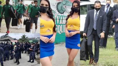 El Yankel Rosenthal fue blindado para la Gran Final del fútbol hondureño entre Marathón vs Olimpia. Te mostramos las imágenes curiosas en la previa del encuentro. Fotos Edwin Romero.