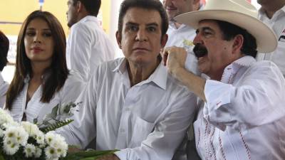 Salvador Nasralla, designado presidencial, y Manuel Zelaya Rosales, esposo de la presidenta Xiomara Castro.